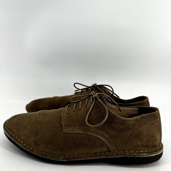 J.Crew Macalister Oxfords Suede Leather Shoes Low Top Lace Up Stone Tan 11.5 main image 4